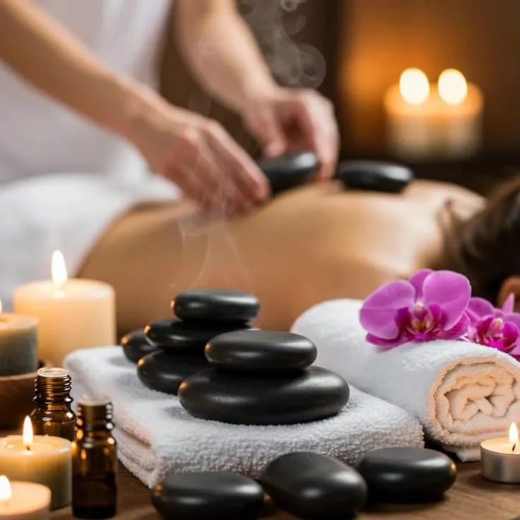 Masajes connPiedras Calientes Premium extendida (80 min.)